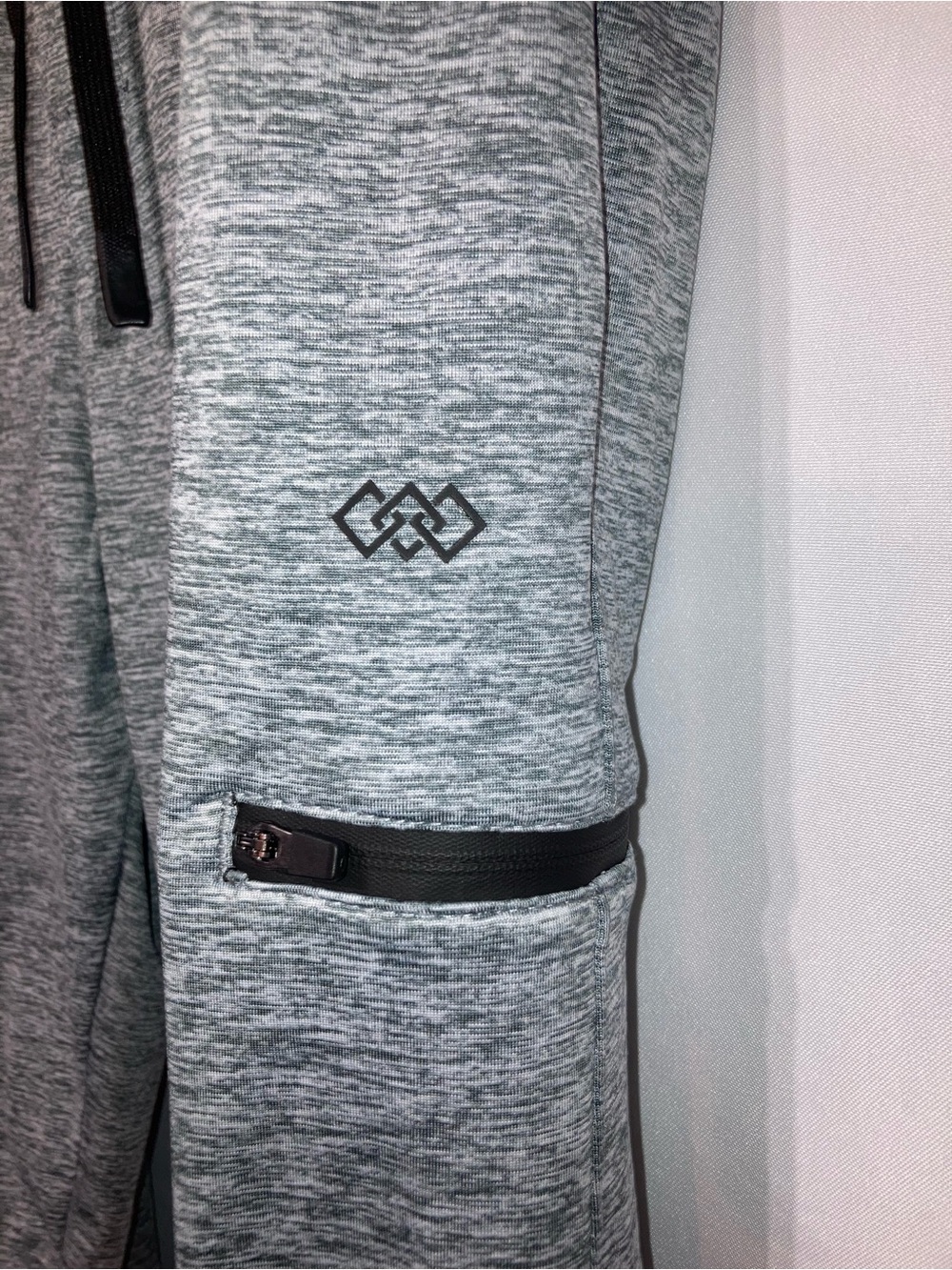 Kids Heather Gray Jogger Sweatpants with Drawstring - Picture 6 of 9